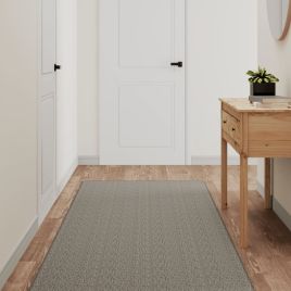 Carpet Runner Sisal Look Silver 80x150 cm