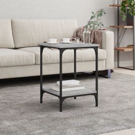 Coffee Table Grey Sonoma 40x40x55 cm Engineered Wood