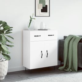 Sideboard White 69.5x34x90 cm Engineered Wood