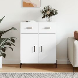 Sideboard White 69.5x34x90 cm Engineered Wood