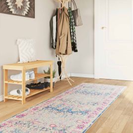 Rug Washable Multicolour 80x300cm Anti Slip