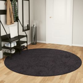Rug Washable Anthracite 200cm Anti Slip