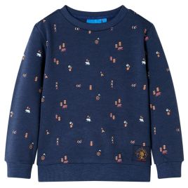 Kids' Sweatshirt Navy Melange 128