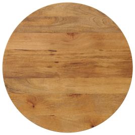 Table Top 70x3.8 cm Round Solid Wood Mango