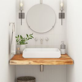 Bathroom Countertop 70x60x3.8 cm Rectangular Solid Wood Acacia