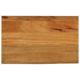 Table Top Live Edge 50x30x3.8 cm Solid Wood Mango - vid-370571