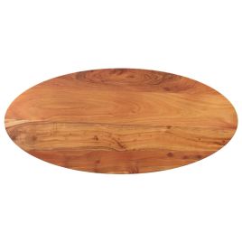 Table Top 110x40x2.5 cm Oval Solid Wood Acacia