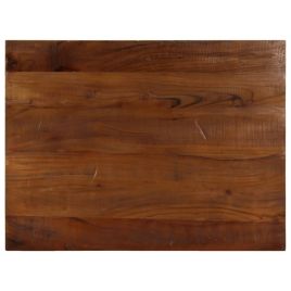 Table Top 90x60x2.5 cm Rectangular Solid Wood Reclaimed