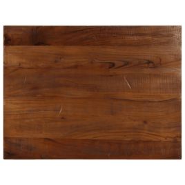 Table Top 80x70x2.5 cm Rectangular Solid Wood Reclaimed - vid-371204