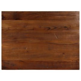 Table Top 70x50x3.8 cm Rectangular Solid Wood Reclaimed