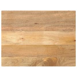 Table Top 70x50x3.8 cm Rectangular Solid Wood Mango