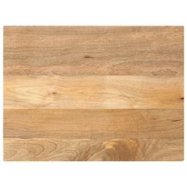Table Top 90x70x3.8 cm Rectangular Solid Wood Mango