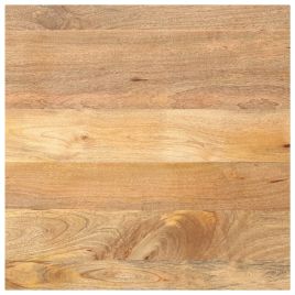 Table Top 80x80x3.8 cm Square Solid Wood Mango