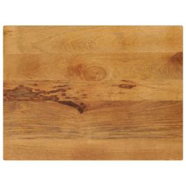 Table Top 90x70x3.8 cm Rectangular Solid Wood Mango
