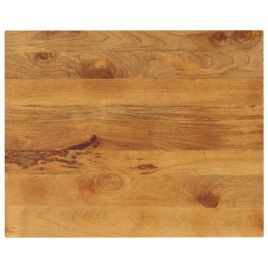 Table Top 90x80x3.8 cm Rectangular Solid Wood Mango