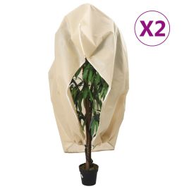 VOWICK Plant Fleece Covers with Zip 2 pcs 70 gsm 3.93x3 m