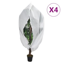 VOWICK Plant Fleece Covers with Zip 4 pcs 70 gsm 3.93x3.5 m