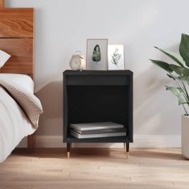 Bedside Table - PHOENIX Liv Nightstand Black 40cm