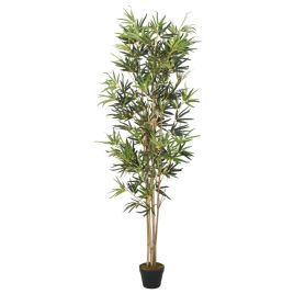 Artificial Bamboo Tree 1104 Leaves 180cm Green
