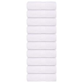 Guest Towels 10 pcs White 30x50 cm 360 gsm 100% Cotton