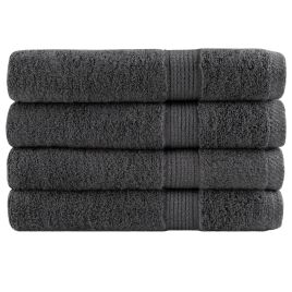 Premium Sauna Towels SOLUND 4pcs Anthracite 80x200cm 600gsm