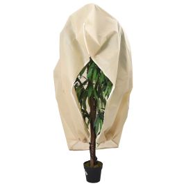 NEIHAL Plant Fleece Covers with Zip 2 pcs 70 gsm 1x1.55 m