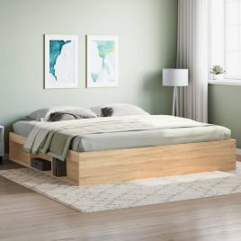 Bedframe Sonoma Oak 200x200cm