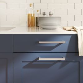 Cabinet Handles 5 Pcs Silver 192mm Stainless Steel