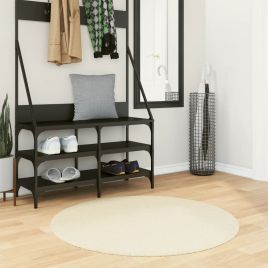 Rug Short Pile Soft and Washable Cream 100cm