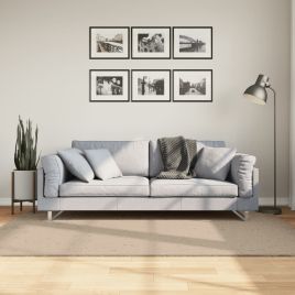 Rug Short Pile Soft and Washable Sand 140x200cm