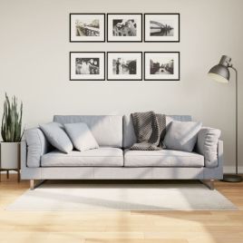 Rug IZA Short Pile Scandinavian Look Cream 80x150cm