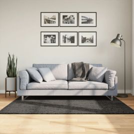 Rug ISTAN High Pile Shiny Look Anthracite 120x170cm