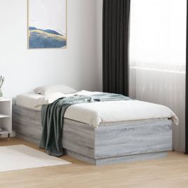 Bedframe Grey Sonoma 90x200cm