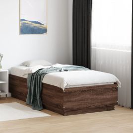 Bedframe Brown Oak 90x190cm Single