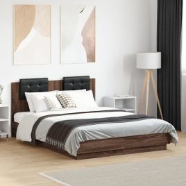 Bedframe Brown Oak 120x190cm Small Double