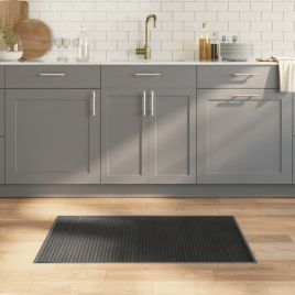 Rug Rectangular Grey60x100 cm Bamboo