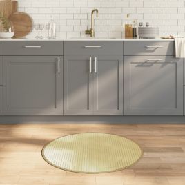 Rug Round Light Natural80 cm Bamboo
