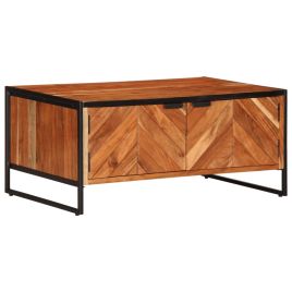 Coffee Table 90x55x40 cm Solid Wood Acacia