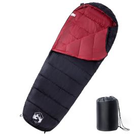 Mummy Sleeping Bag for Adults Camping 3 Seasons - vid-94466
