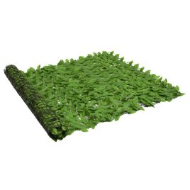 Balcony Screen with Green Leaves 200x150 cm