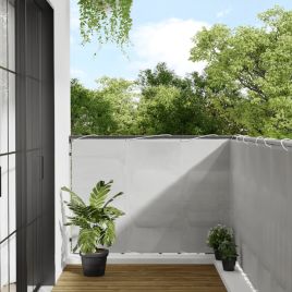 WITON Balcony Screen Light 120x500 cm Polyester Oxford - Grey