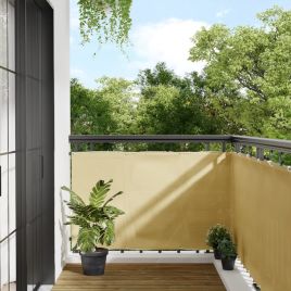 WITON Balcony Screen Sand 90x300 cm Polyester Oxford