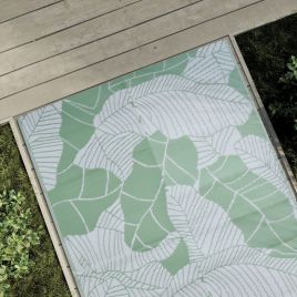Outdoor Carpet ARAKIL Green 120x180 cm PP - vid-368582