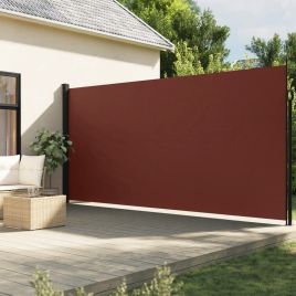 Retractable Side Awning Brown 200x600 cm