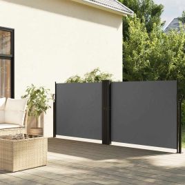 Retractable Side Awning Anthracite 100x600 cm