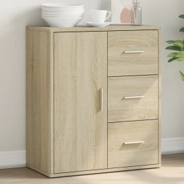 Sideboard Sonoma Oak 60x31x70 cm Engineered Wood