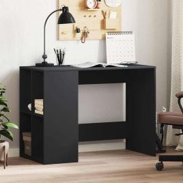 Desk Black 102x50x75 cm Engineered Wood