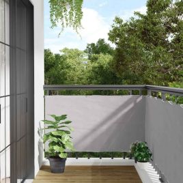 Balcony Privacy Screen Grey 400x120 cm PVC