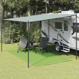 HORIDG Tent Carpet Light 250x350 cm HDPE - Green
