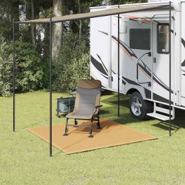 FLECOVE Tent Carpet Sand 200x200 cm HDPE